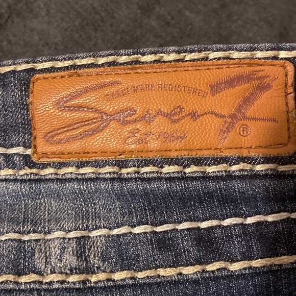 Seven 7 Rocker Slim Jeans size 10 - Picture 7 of 9